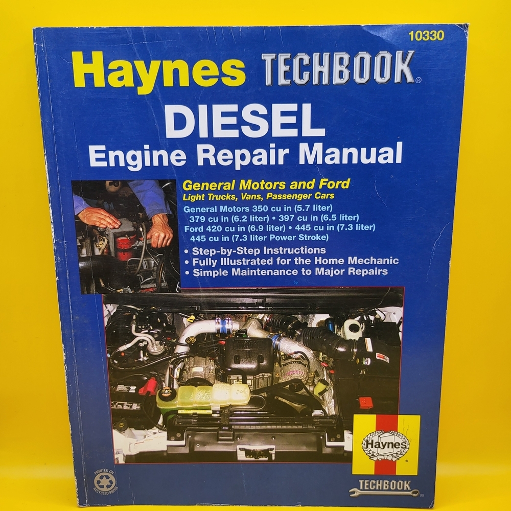 Haynes Techbook Diesel Engine Repair Manual 10330 GM & Ford Trucks Cars Vans